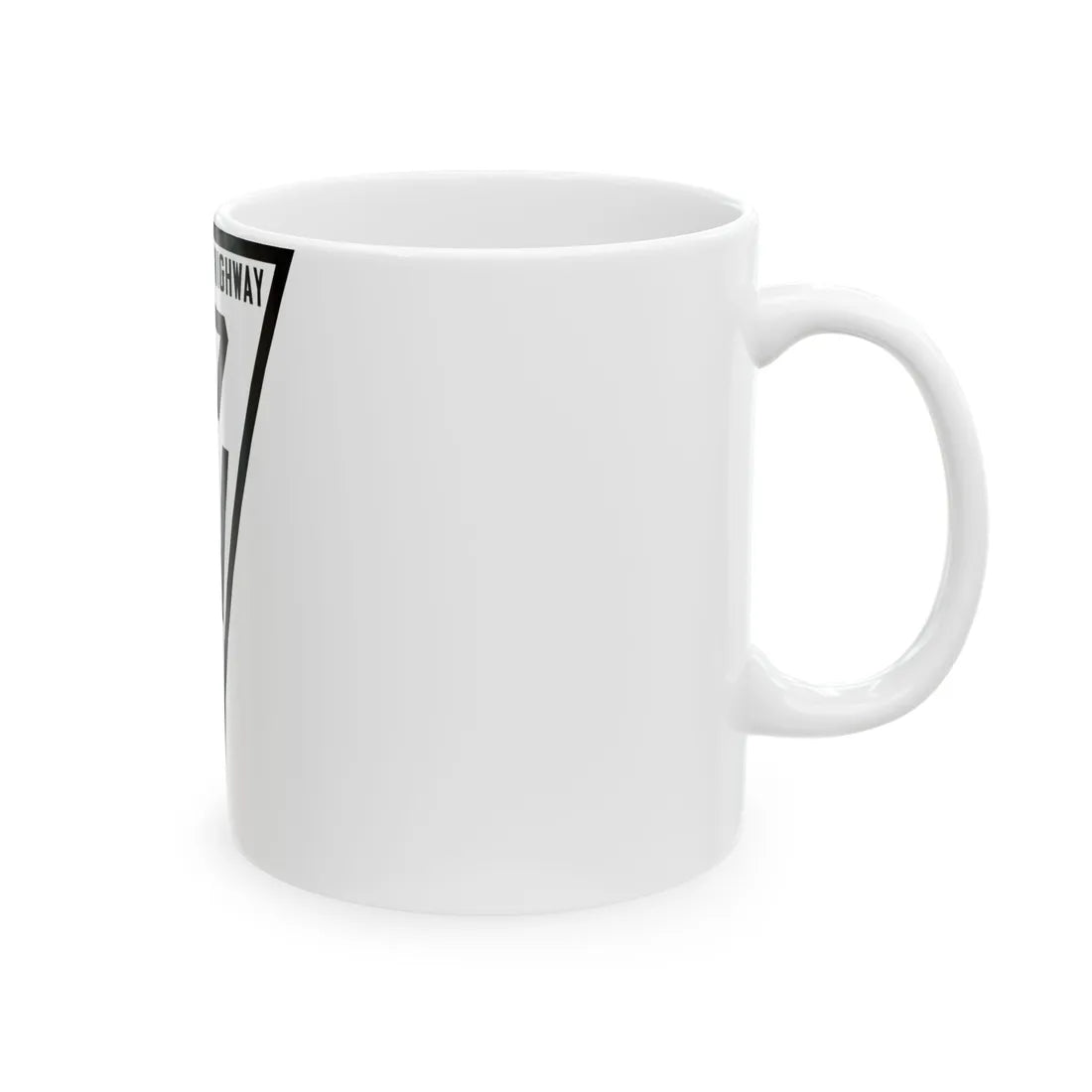 WIS 67 1919 (Wisconsin) (Road Sign) White Coffee Mug - Go Mug Yourself