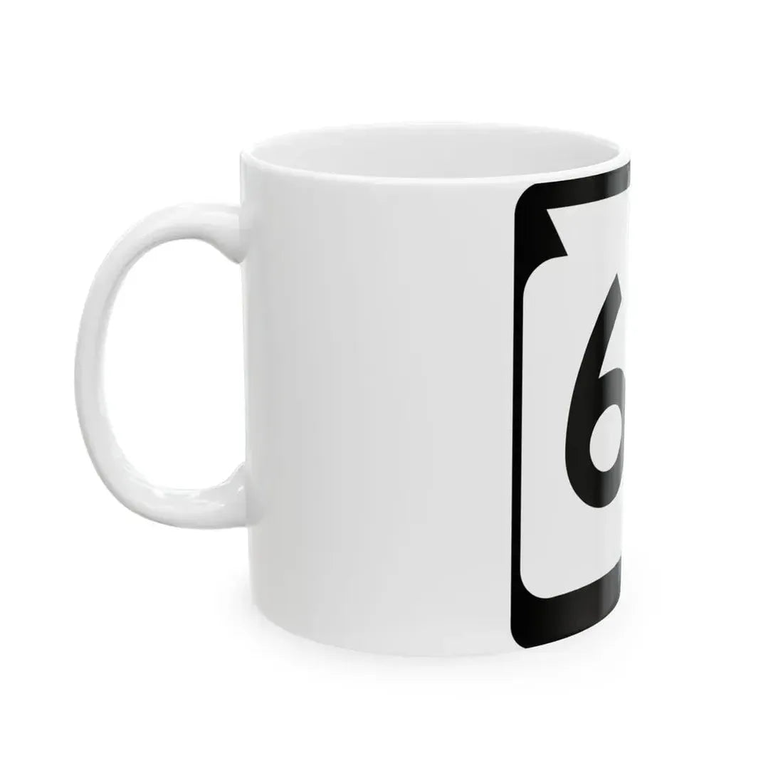 WIS 67 (Wisconsin) (Road Sign) White Coffee Mug - Go Mug Yourself