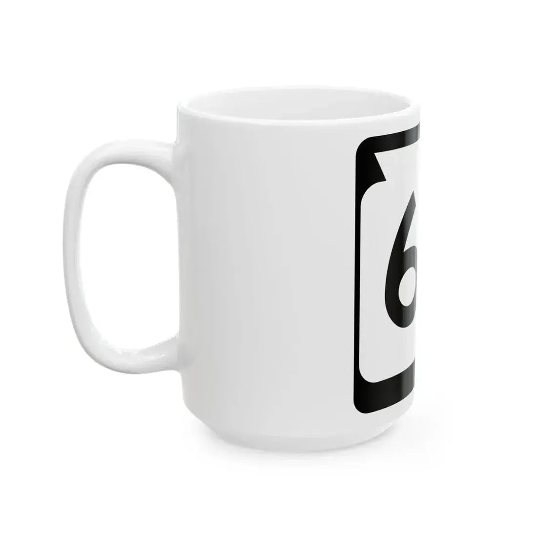 WIS 67 (Wisconsin) (Road Sign) White Coffee Mug - Go Mug Yourself
