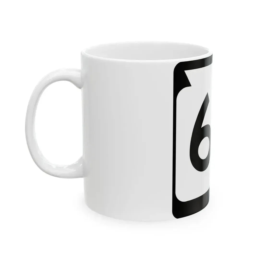 WIS 69 (Wisconsin) (Road Sign) White Coffee Mug - Go Mug Yourself