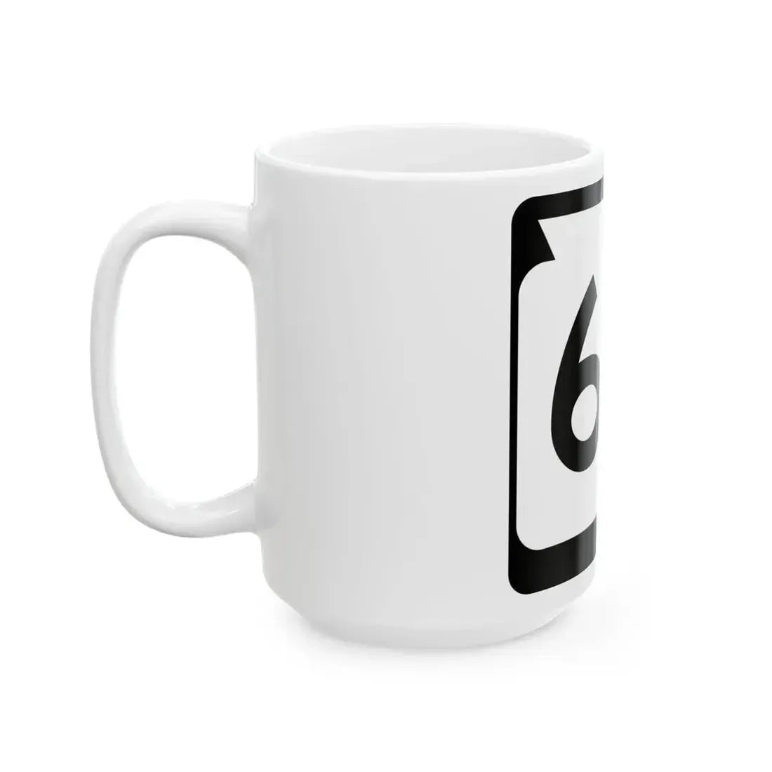 WIS 69 (Wisconsin) (Road Sign) White Coffee Mug - Go Mug Yourself