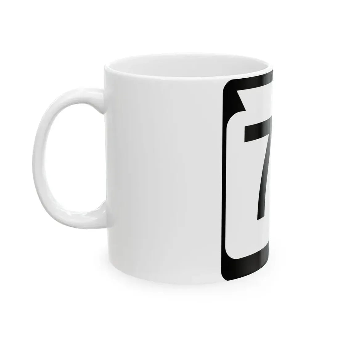 WIS 70 (Wisconsin) (Road Sign) White Coffee Mug - Go Mug Yourself