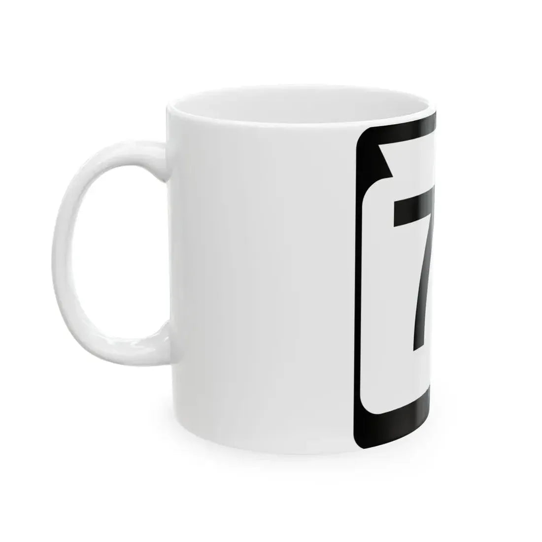 WIS 73 (Wisconsin) (Road Sign) White Coffee Mug - Go Mug Yourself