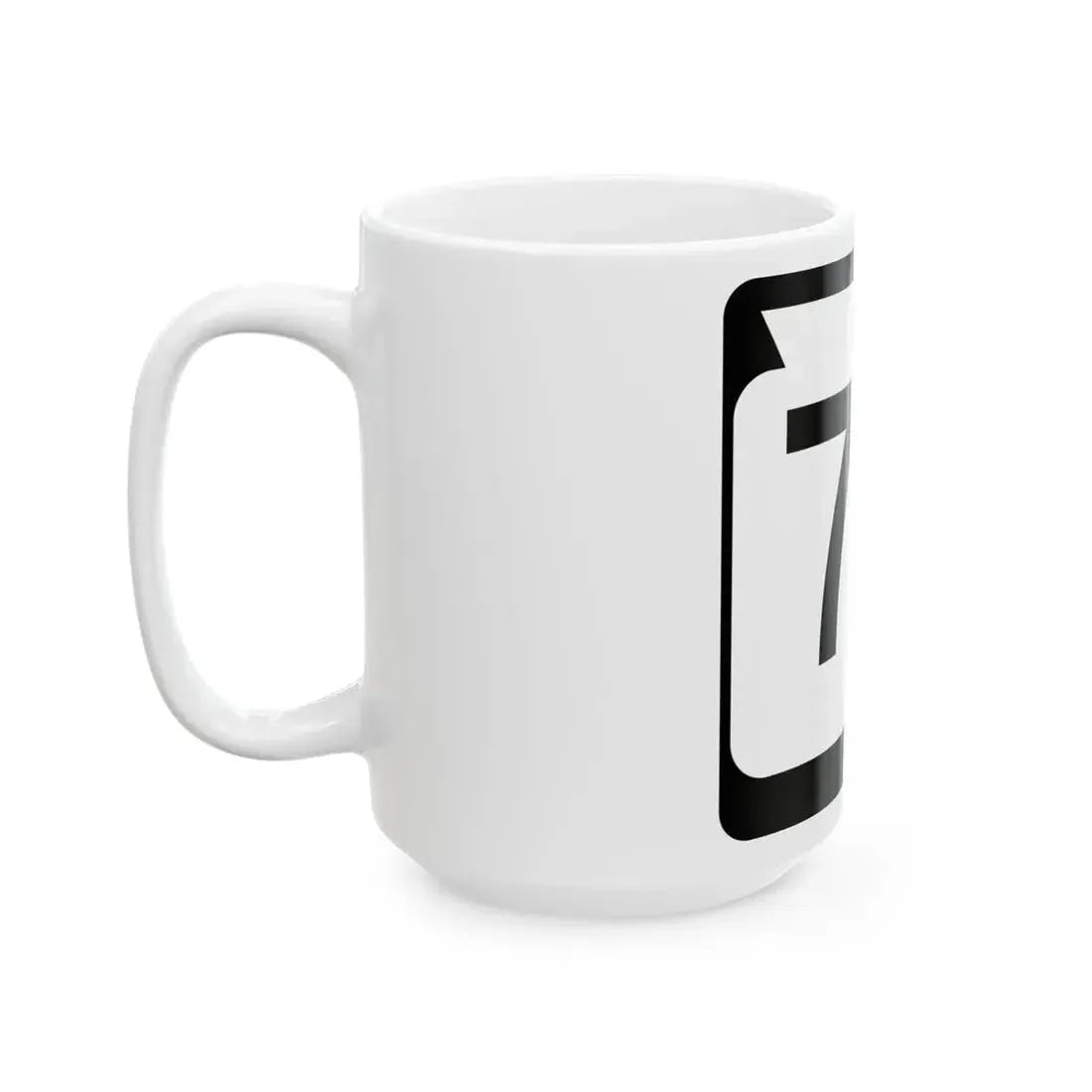 WIS 73 (Wisconsin) (Road Sign) White Coffee Mug - Go Mug Yourself