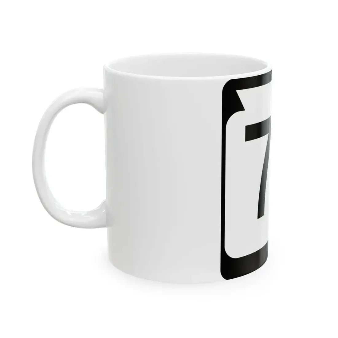 WIS 74 (Wisconsin) (Road Sign) White Coffee Mug - Go Mug Yourself