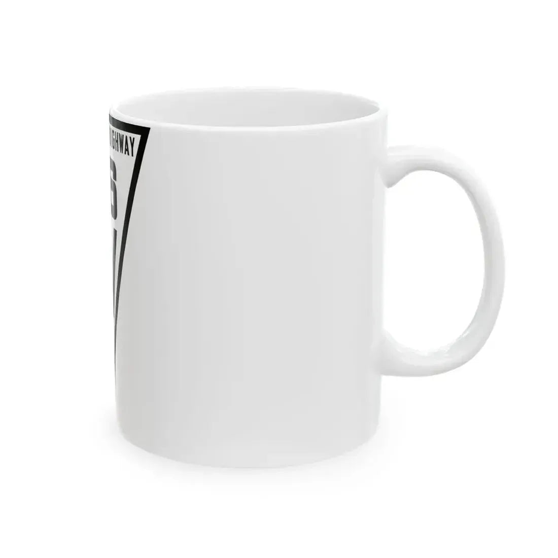 WIS 76 1919 (Wisconsin) (Road Sign) White Coffee Mug - Go Mug Yourself