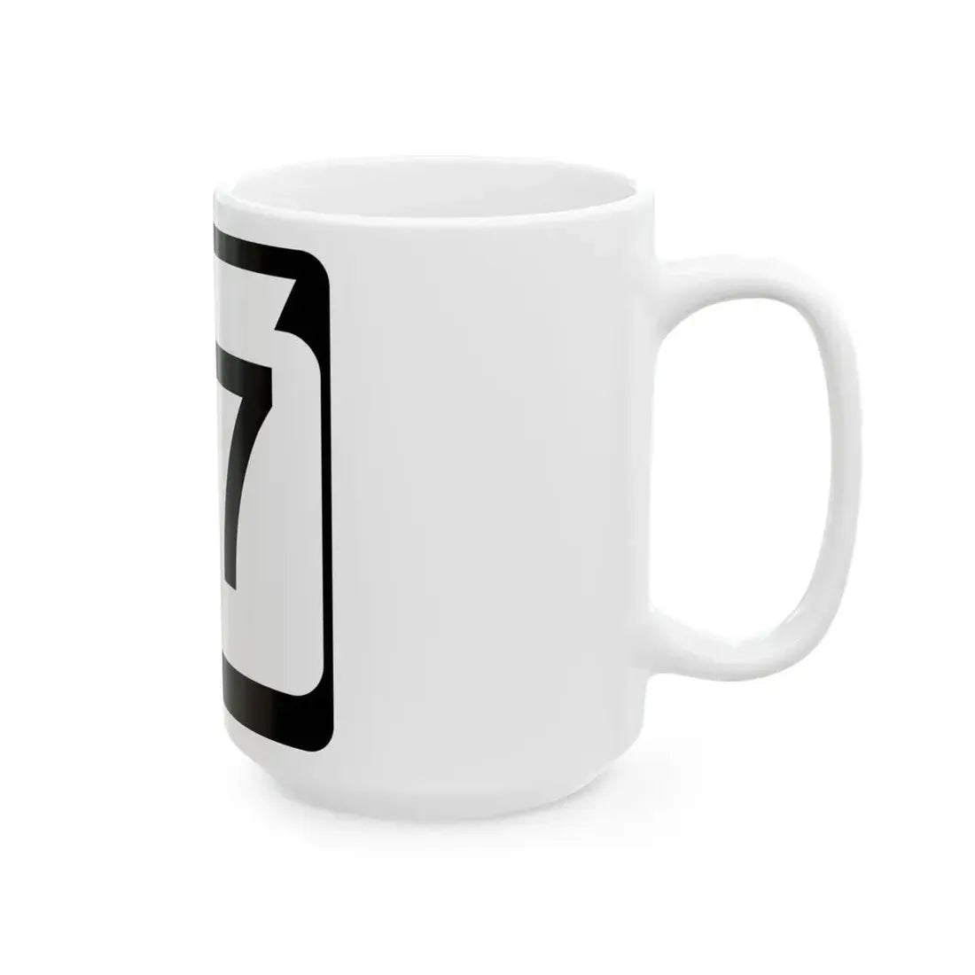 WIS 77 (Wisconsin) (Road Sign) White Coffee Mug - Go Mug Yourself