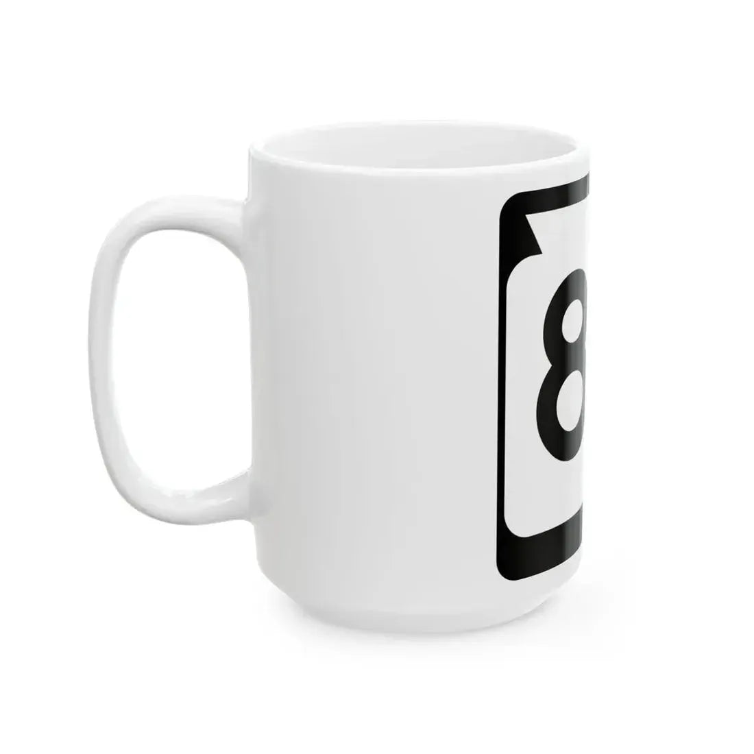 WIS 80 (Wisconsin) (Road Sign) White Coffee Mug - Go Mug Yourself