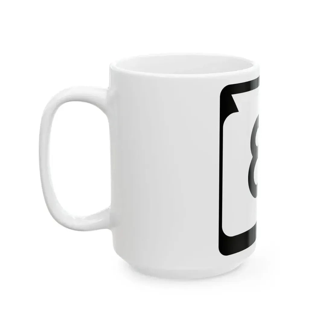 WIS 81 (Wisconsin) (Road Sign) White Coffee Mug - Go Mug Yourself