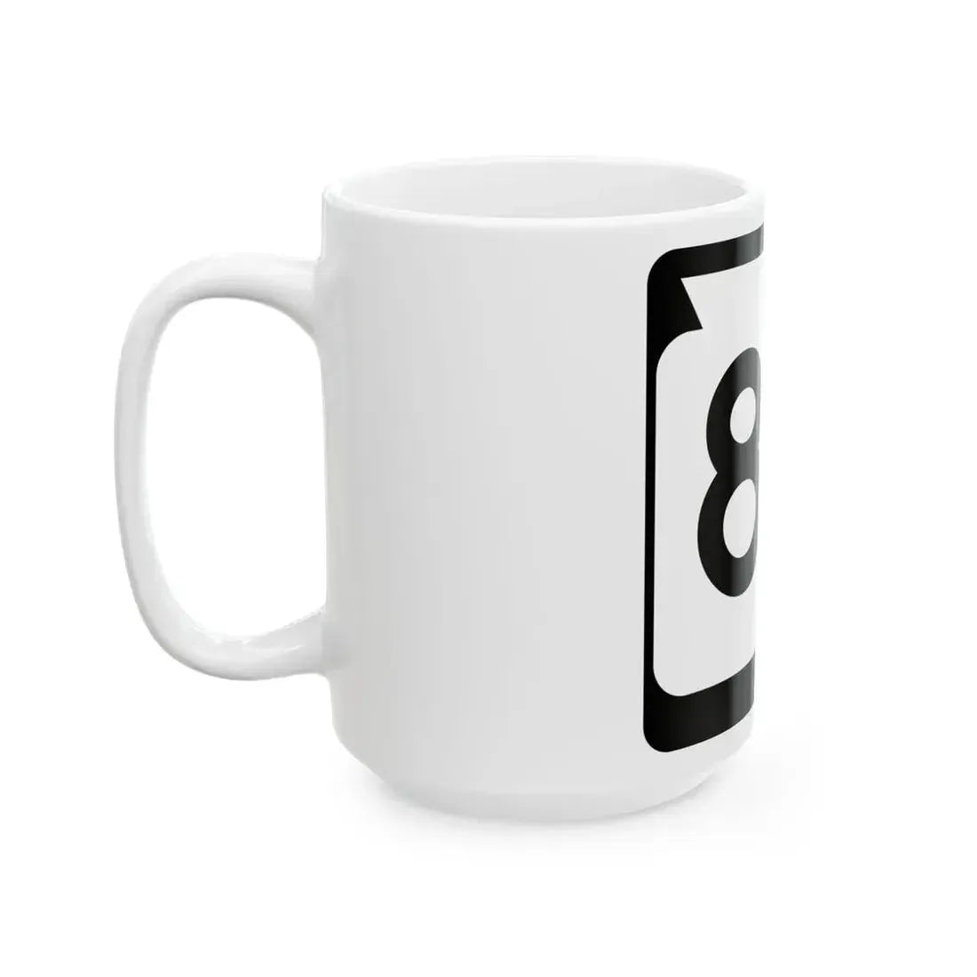 WIS 82 (Wisconsin) (Road Sign) White Coffee Mug - Go Mug Yourself