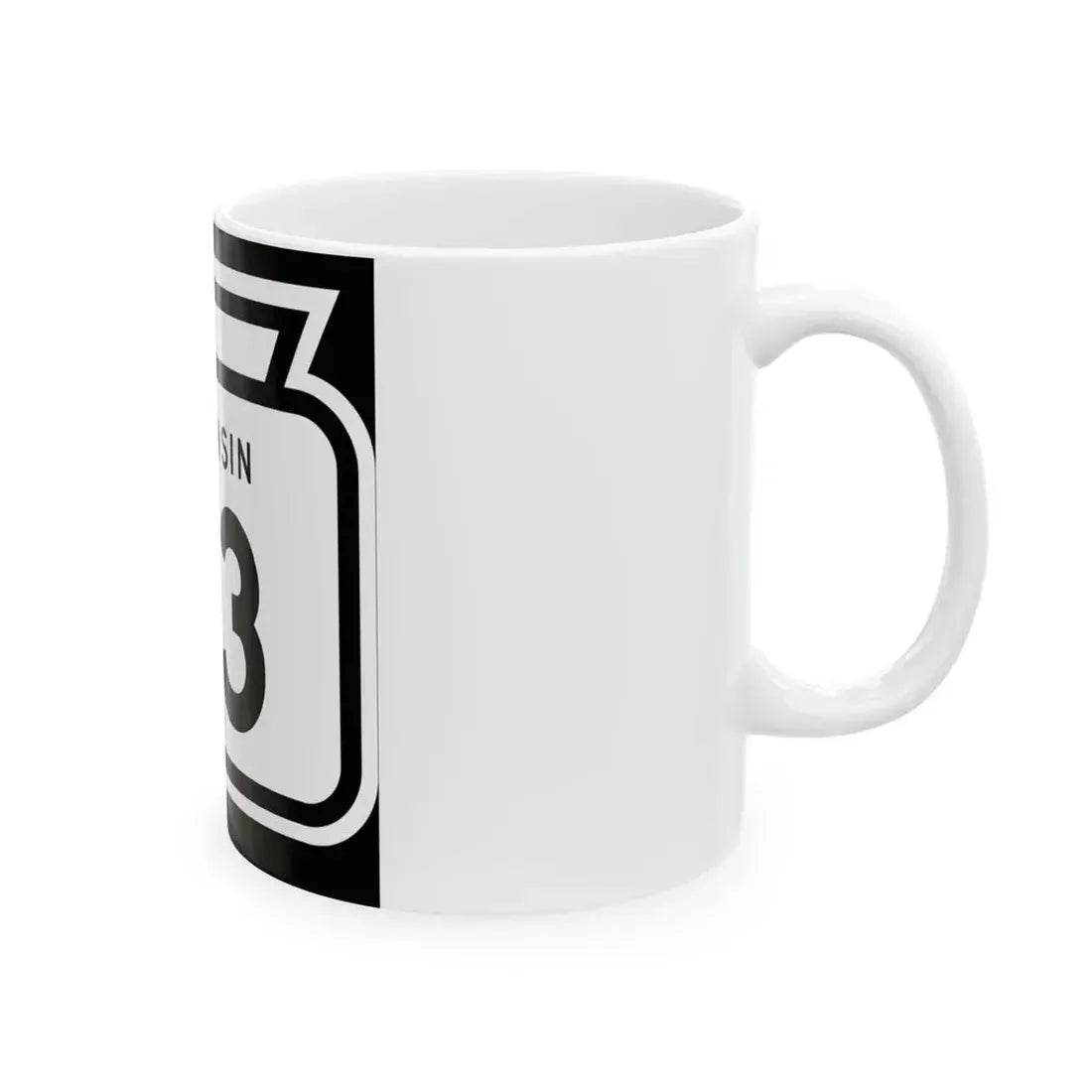 WIS 83 1958 (Wisconsin) (Road Sign) White Coffee Mug - Go Mug Yourself