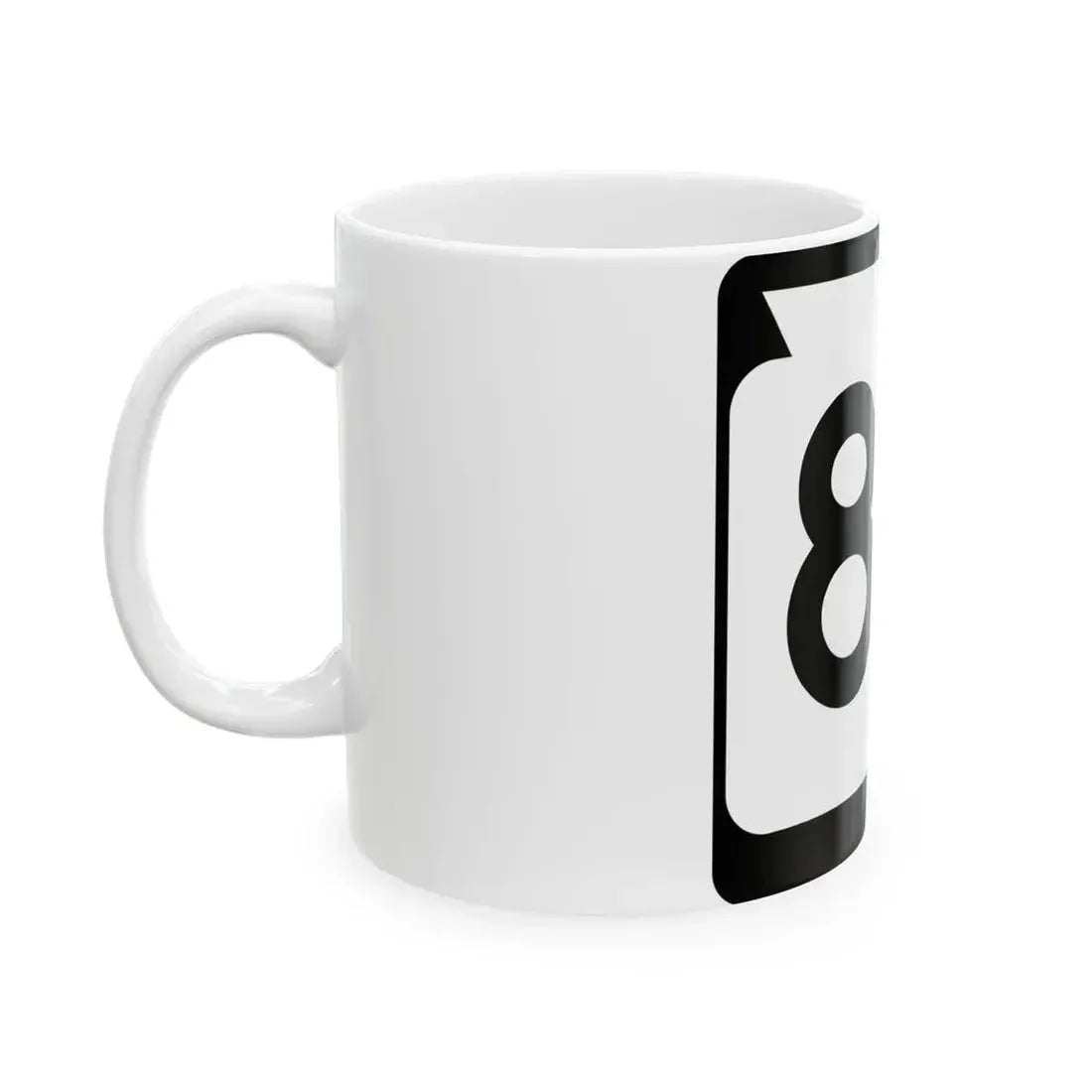 WIS 83 (Wisconsin) (Road Sign) White Coffee Mug - Go Mug Yourself