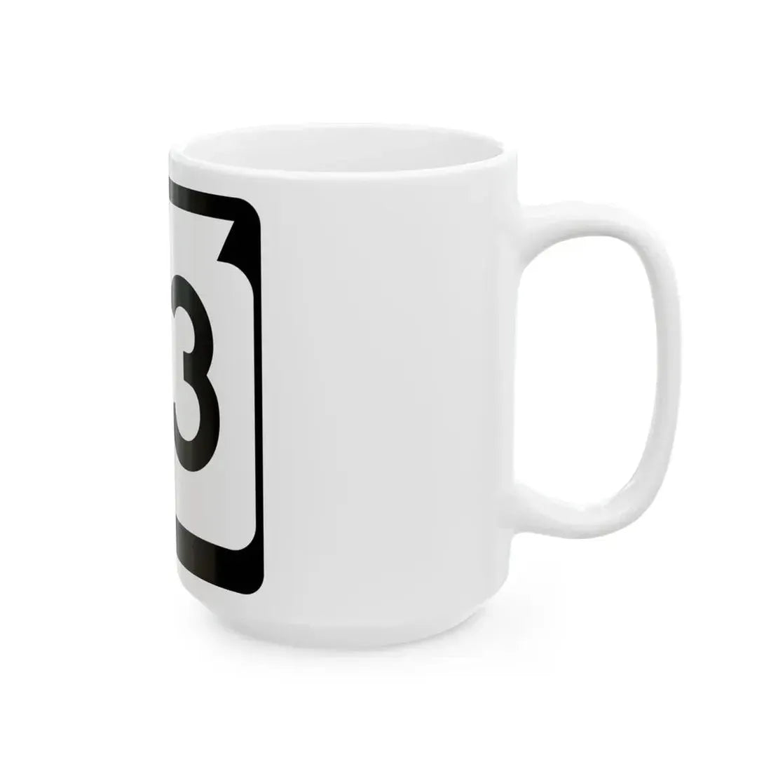 WIS 83 (Wisconsin) (Road Sign) White Coffee Mug - Go Mug Yourself