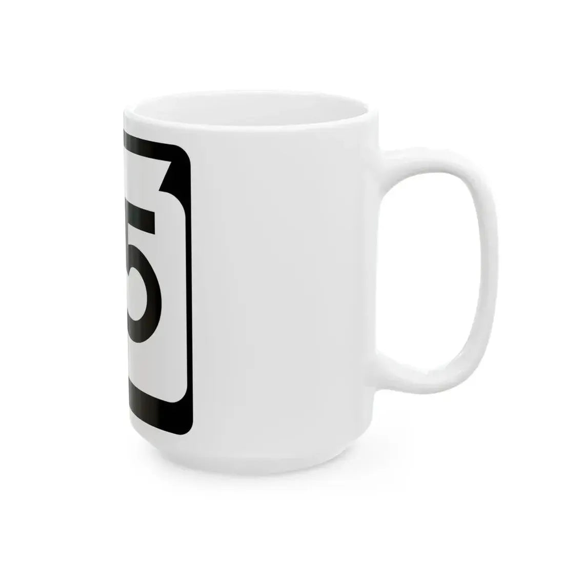 WIS 85 (Wisconsin) (Road Sign) White Coffee Mug - Go Mug Yourself