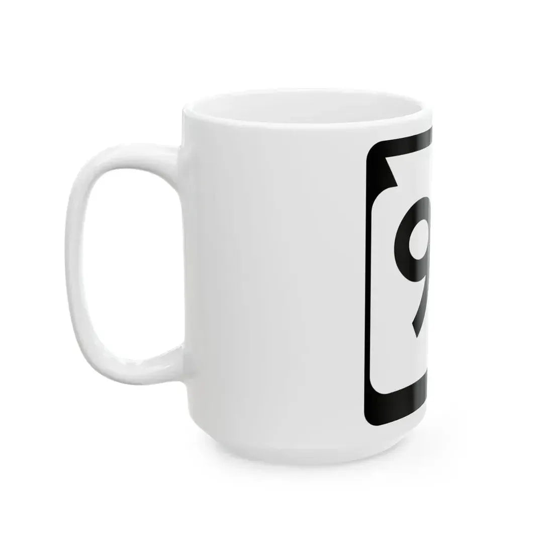 WIS 90 (Wisconsin) (Road Sign) White Coffee Mug - Go Mug Yourself