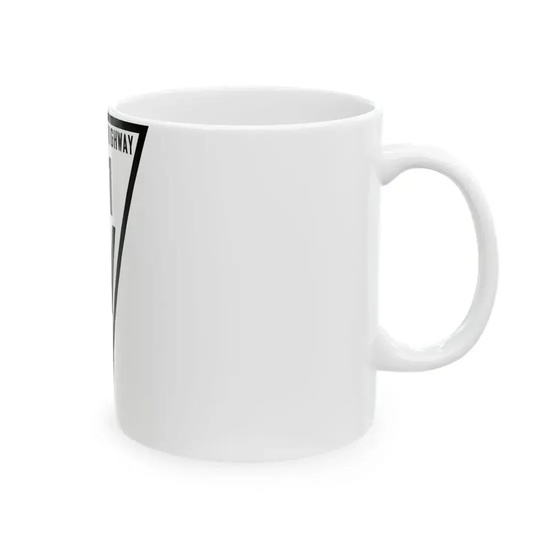 WIS 91 1919 (Wisconsin) (Road Sign) White Coffee Mug - Go Mug Yourself