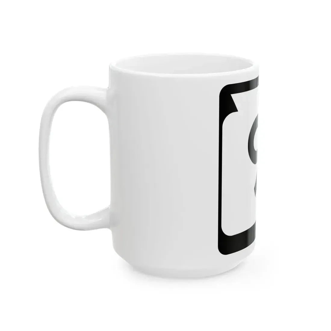 WIS 91 (Wisconsin) (Road Sign) White Coffee Mug - Go Mug Yourself