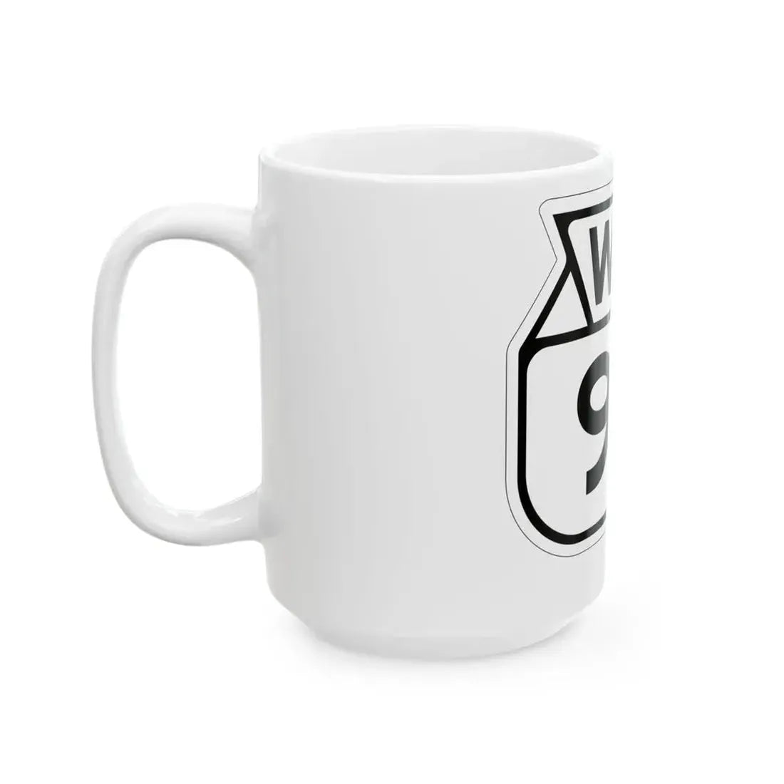 WIS 94 1949 (Wisconsin) (Road Sign) White Coffee Mug - Go Mug Yourself