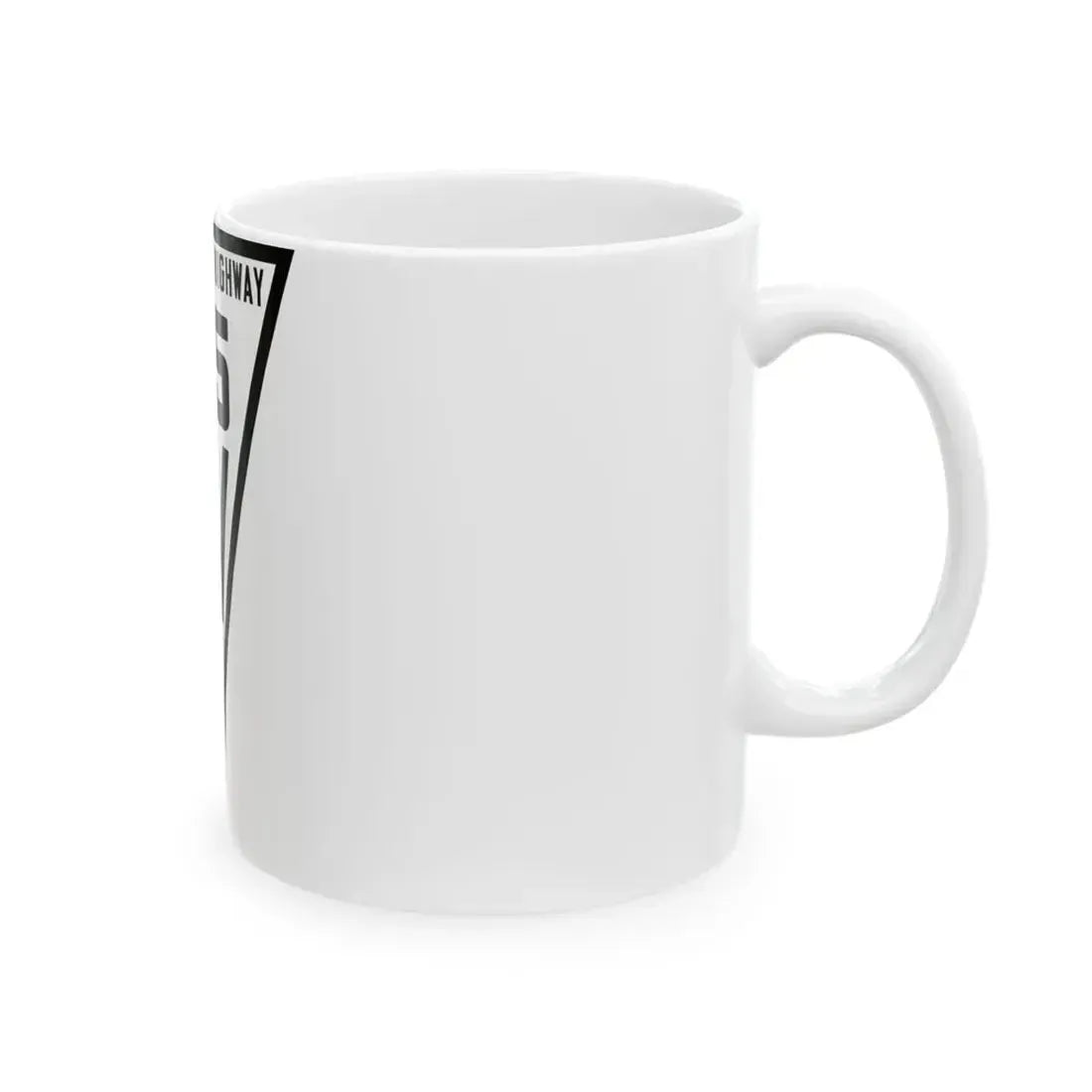 WIS 95 1919 (Wisconsin) (Road Sign) White Coffee Mug - Go Mug Yourself