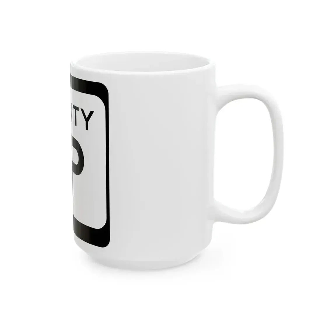WIS County PP (Wisconsin) (Road Sign) White Coffee Mug - Go Mug Yourself