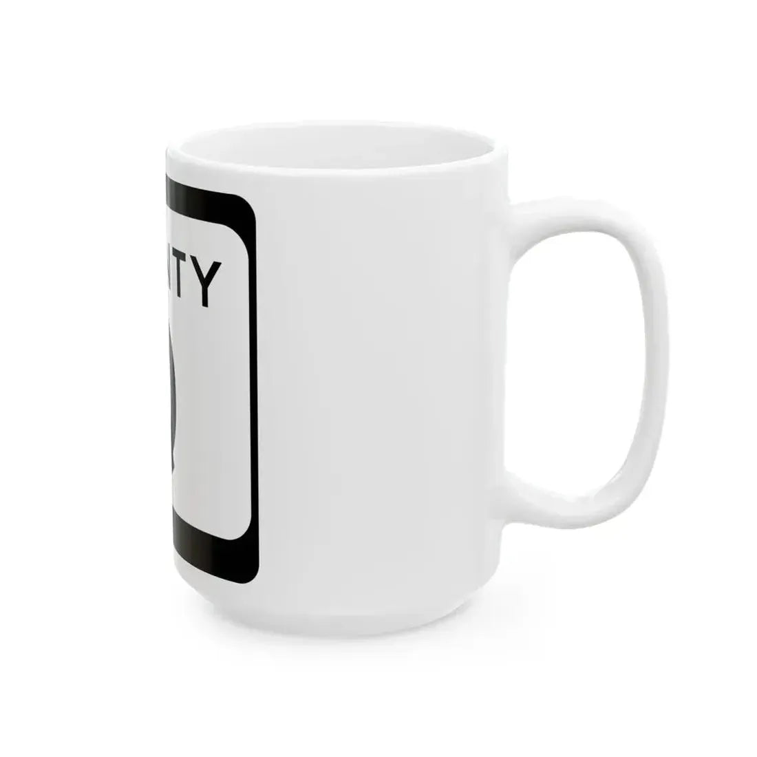 WIS County Q (Wisconsin) (Road Sign) White Coffee Mug - Go Mug Yourself
