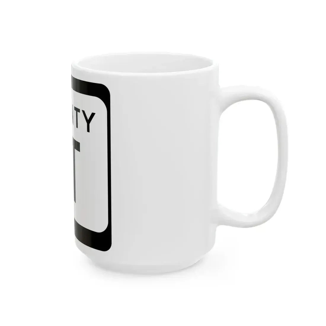 WIS County TT (Wisconsin) (Road Sign) White Coffee Mug - Go Mug Yourself