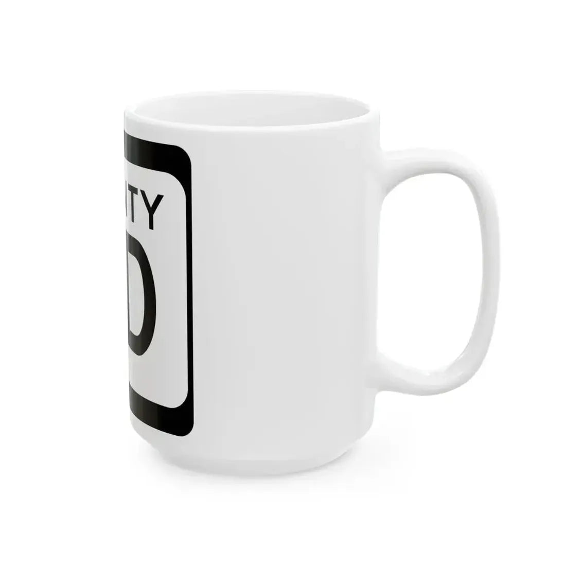 WIS County YD (Wisconsin) (Road Sign) White Coffee Mug - Go Mug Yourself