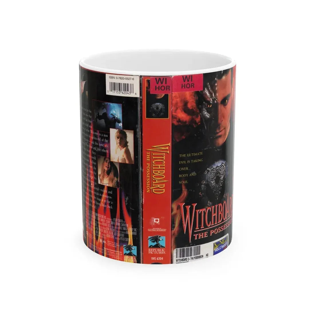 WITCHBOARD THE POSSESSION (VHS COVER) - White Coffee Mug 11oz - Go Mug Yourself