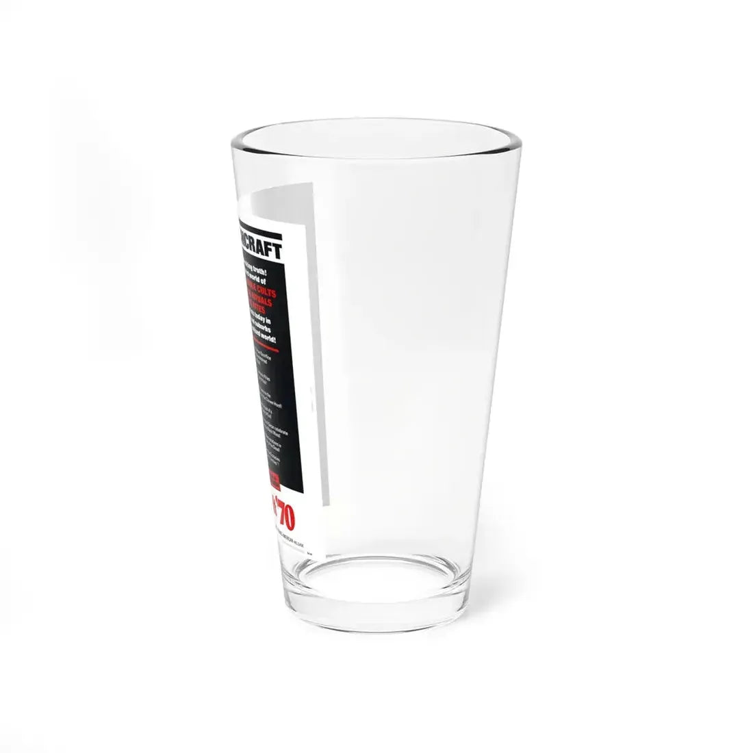 WITCHCRAFT 1970 Movie Poster - Pint Glass 16oz - Go Mug Yourself