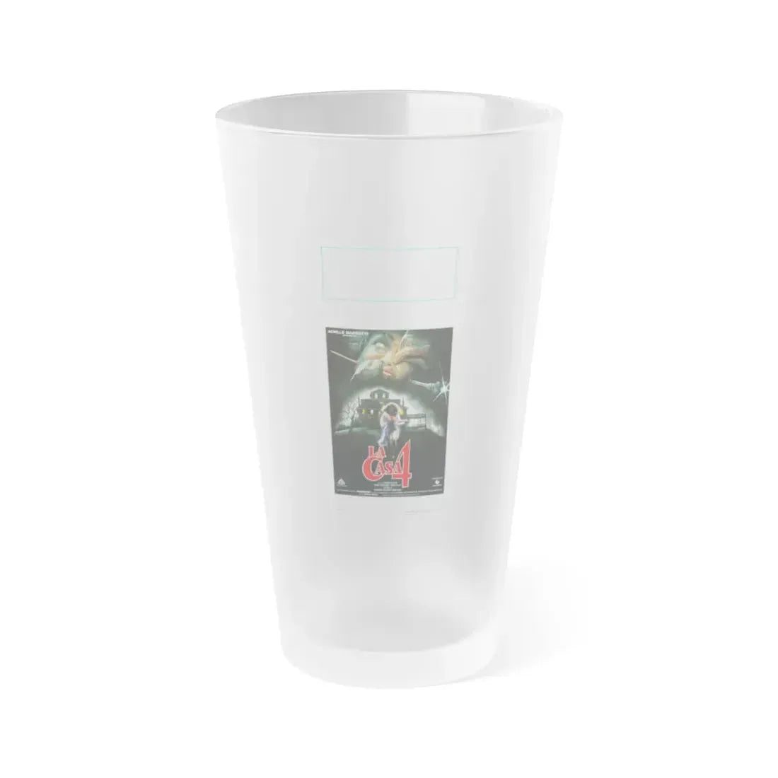 WITCHERY (LA CASA 4) 1988 Movie Poster - Frosted Pint Glass 16oz 16oz Frosted - Go Mug Yourself