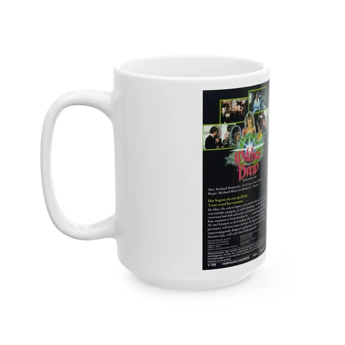 WITCHES BREW (VHS COVER) - White Coffee Mug - Go Mug Yourself