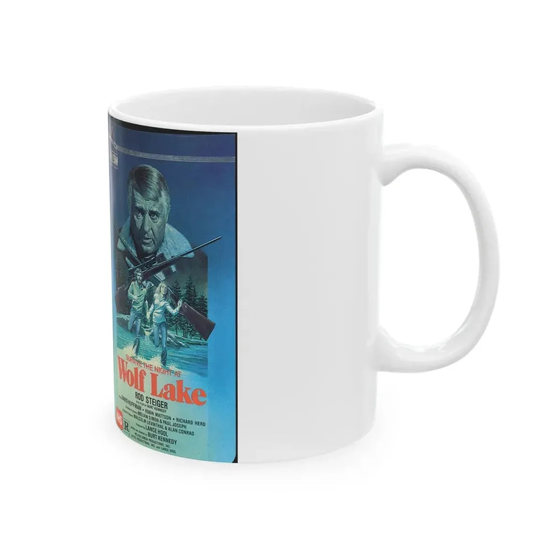 WOLF LAKE (VHS COVER) - White Coffee Mug - Go Mug Yourself