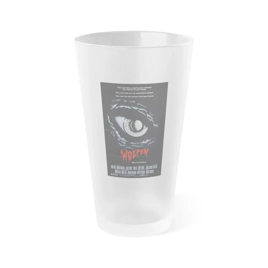WOLFEN 1981 Movie Poster - Frosted Pint Glass 16oz Default Title - Go Mug Yourself