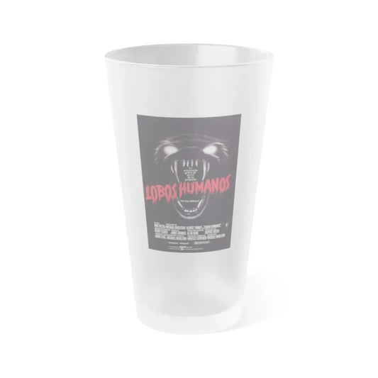 WOLFEN (SPANISH) 1981 Movie Poster - Frosted Pint Glass 16oz Default Title - Go Mug Yourself