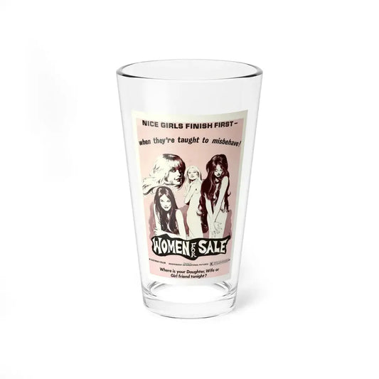 WOMEN FOR SALE 1969 Movie Poster - Pint Glass 16oz 16oz - Go Mug Yourself