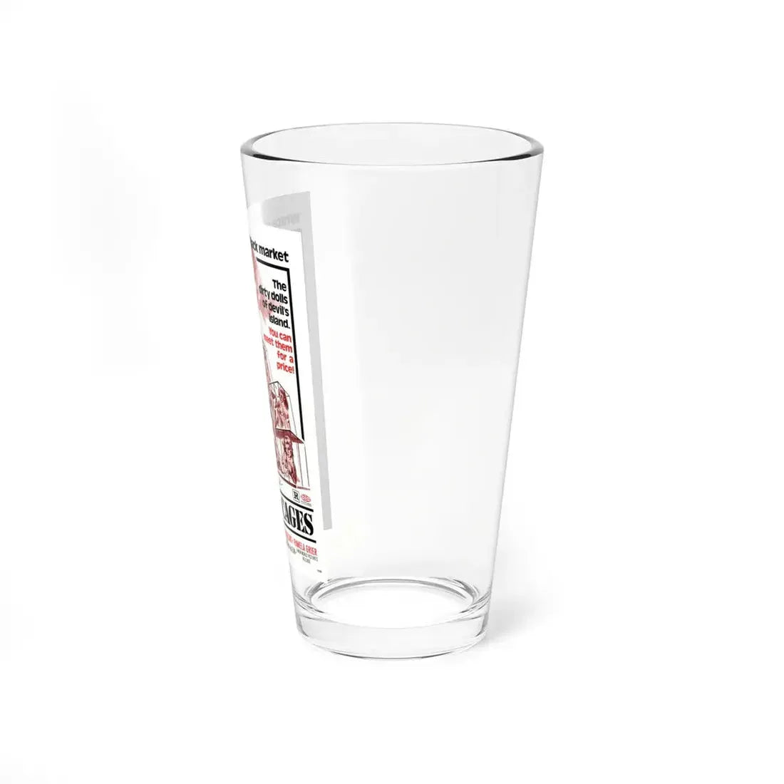 WOMEN IN CAGES 1971 Movie Poster - Pint Glass 16oz - Go Mug Yourself