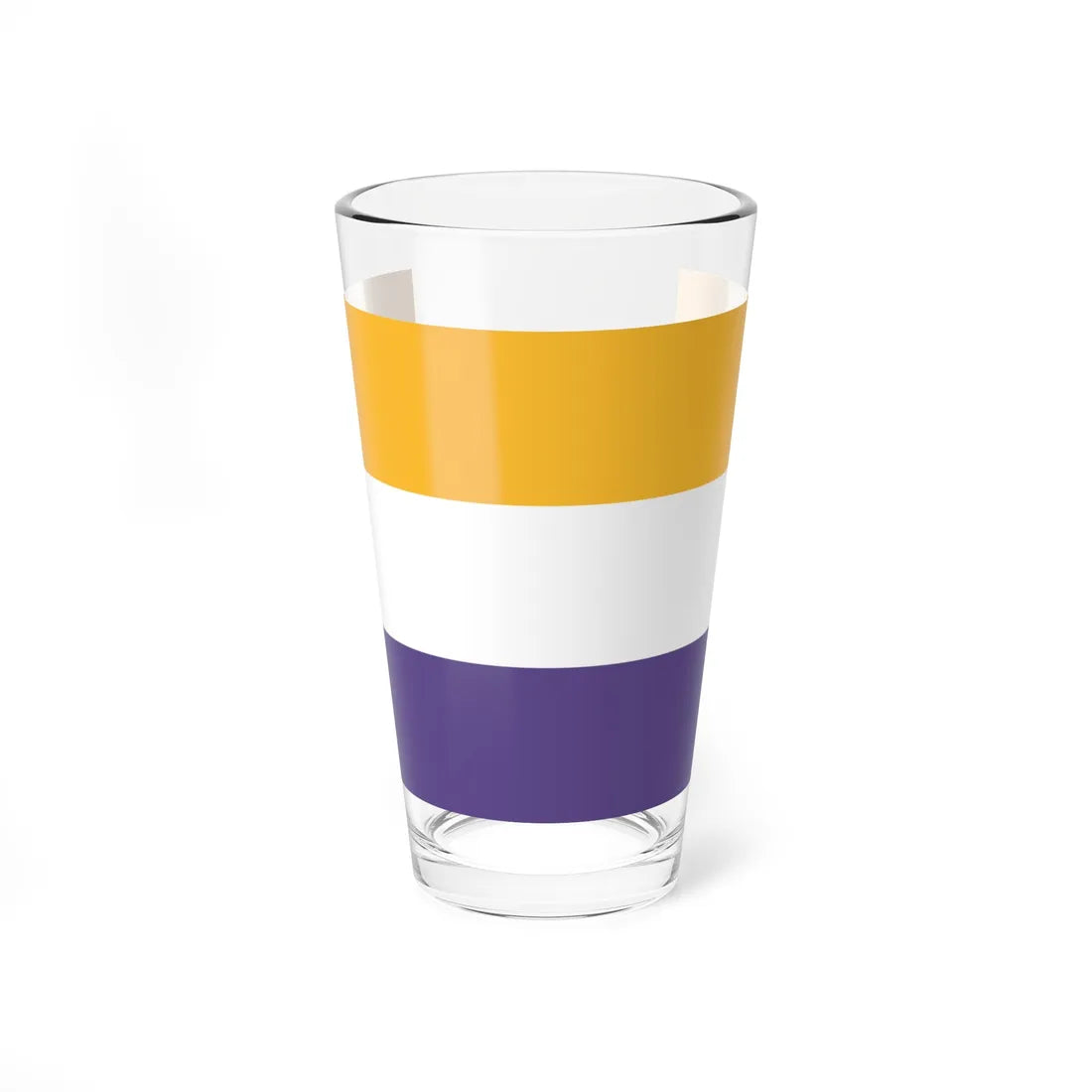 Womens Suffrage Flag United States (United States) Pint Glass 16oz 16oz - Go Mug Yourself