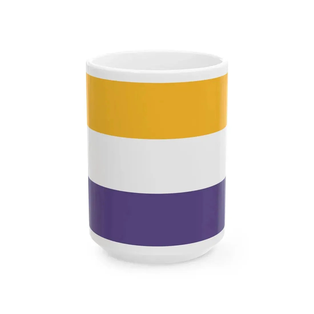 Womens Suffrage Flag United States (United States) White Coffee Mug 15oz - Go Mug Yourself