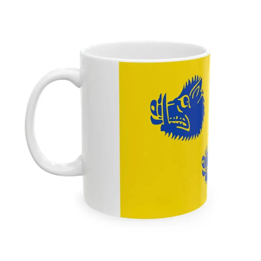 Wommelgem vlag (Belgium) White Coffee Mug - Go Mug Yourself