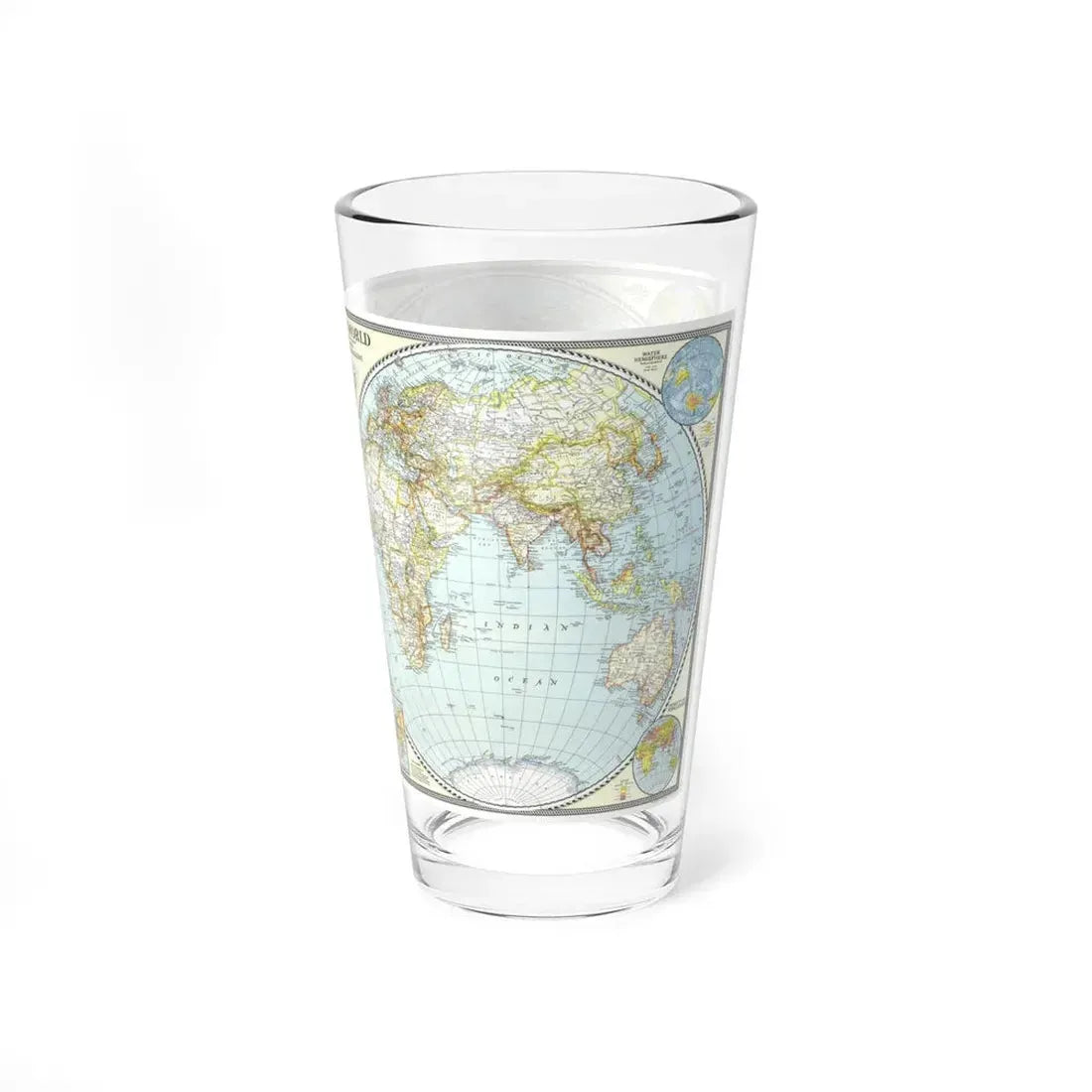 World Map (1941) (Map) Pint Glass 16oz - Go Mug Yourself