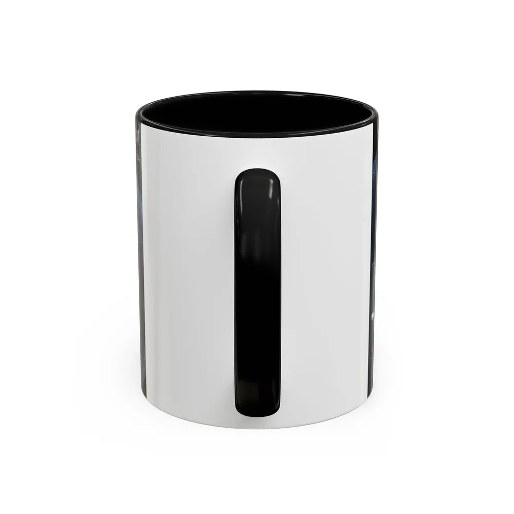 World Map - Earth at Night (2004) (Map) Accent Coffee Mug - Go Mug Yourself