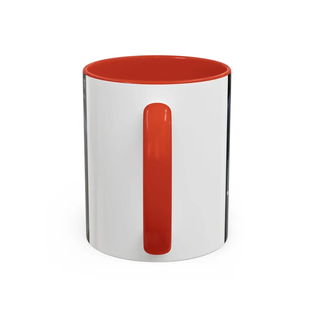 World Map - Earth at Night (2004) (Map) Accent Coffee Mug - Go Mug Yourself