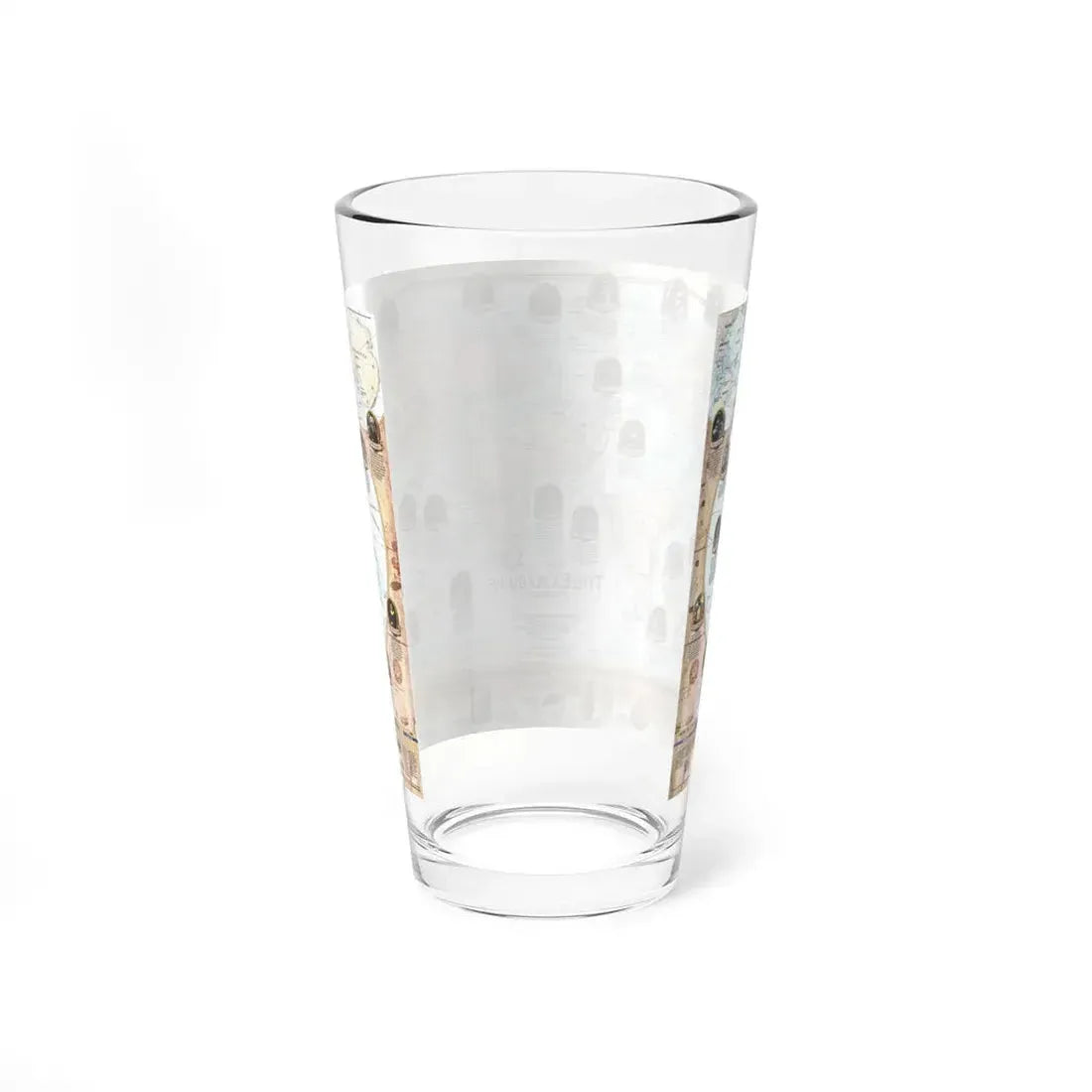 World Map - Explorers (1998) (Map) Pint Glass 16oz - Go Mug Yourself