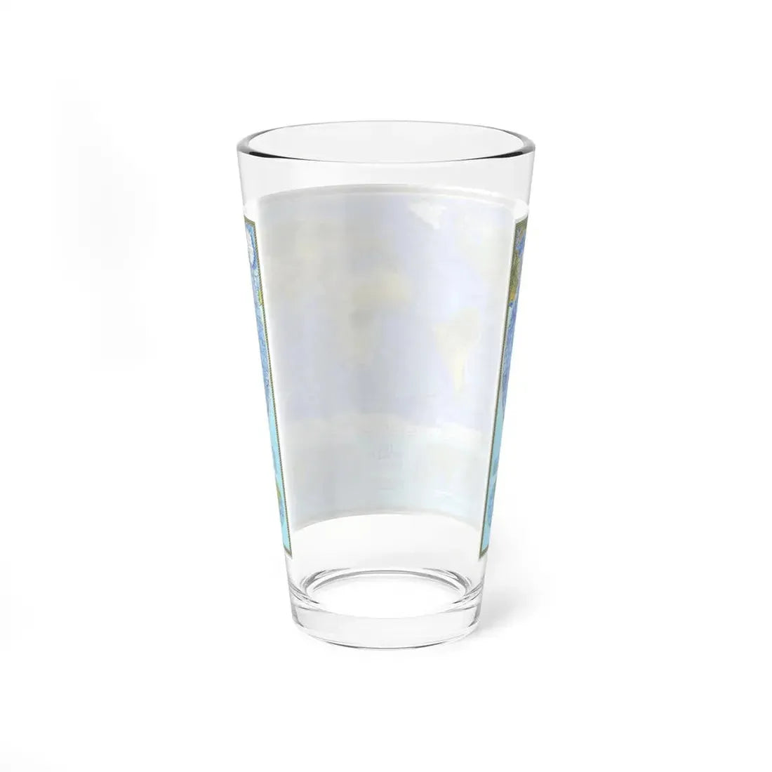 World Map - Physical (1994) (Map) Pint Glass 16oz - Go Mug Yourself