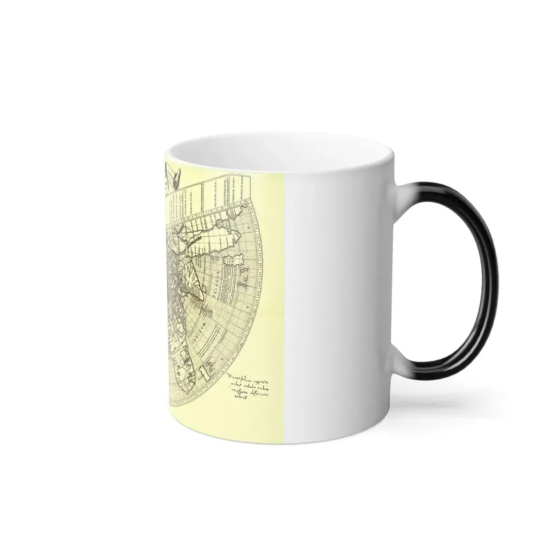 World Map - Ruysch (1508) (Map) Color Changing Mug 11oz - Go Mug Yourself