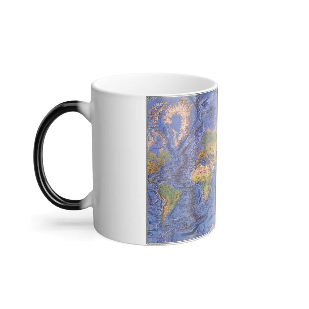 World Ocean Floor (1981) (Map) Color Changing Mug 11oz-Go Mug Yourself