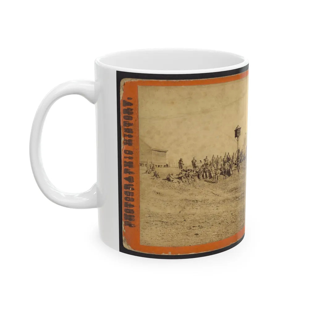Wounded Colored Soldiers At Aikens Landing (U.S. Civil War) White Coffee Mug-Go Mug Yourself
