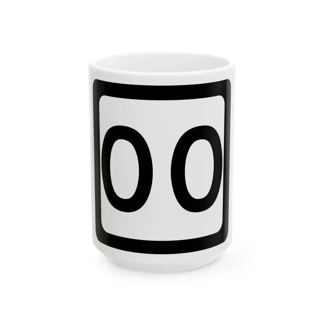 WV-00 template (Virginia) (Road Sign) White Coffee Mug 15oz - Go Mug Yourself