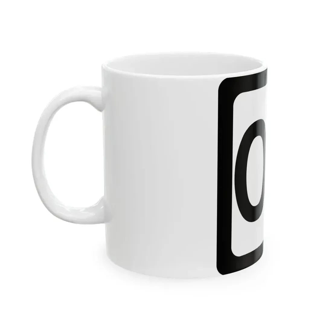 WV-00 template (Virginia) (Road Sign) White Coffee Mug - Go Mug Yourself