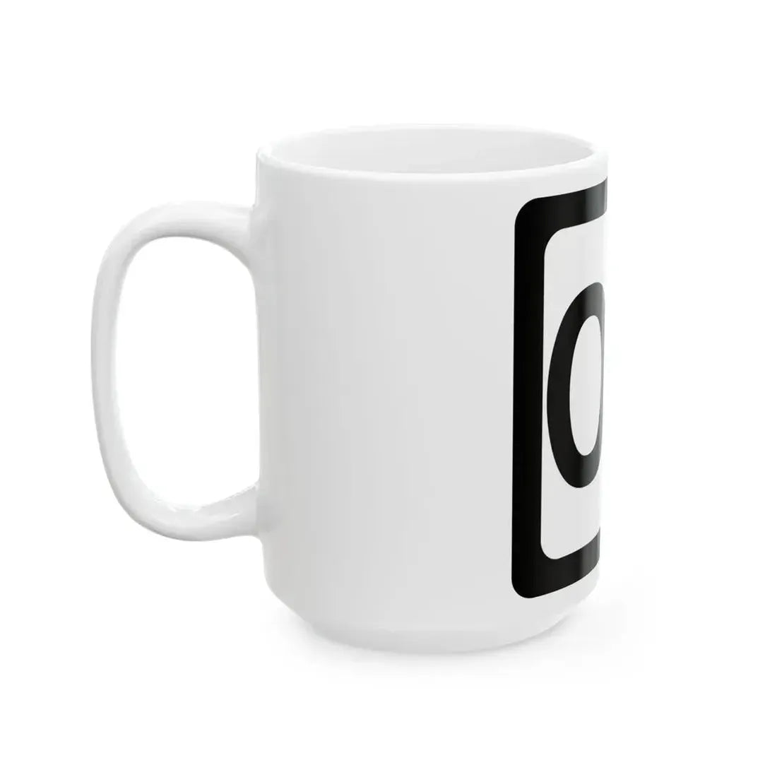 WV-00 template (Virginia) (Road Sign) White Coffee Mug - Go Mug Yourself
